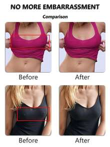 Nipple Covers For Women Invisible Nipple Tape Disposable Hypoallergenic Disposable Adhesive Nipple Pasties No-Show Breast Petals Stickers For Backless Dresses Wedding Gowns And Summer Tops Women's Lingerie Underwear Accessories Travel Essential For Outdoor Beach Office Back To School - Champagne - View 9