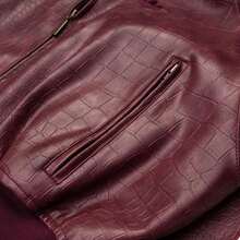 Adidas Women's Soft Leather Jacket, SST PLTHR JKT, Casual Commuter Stand Collar Cardigan, Comfortable Minimalist Commuter Jacket KD8792 - Like This - View 6