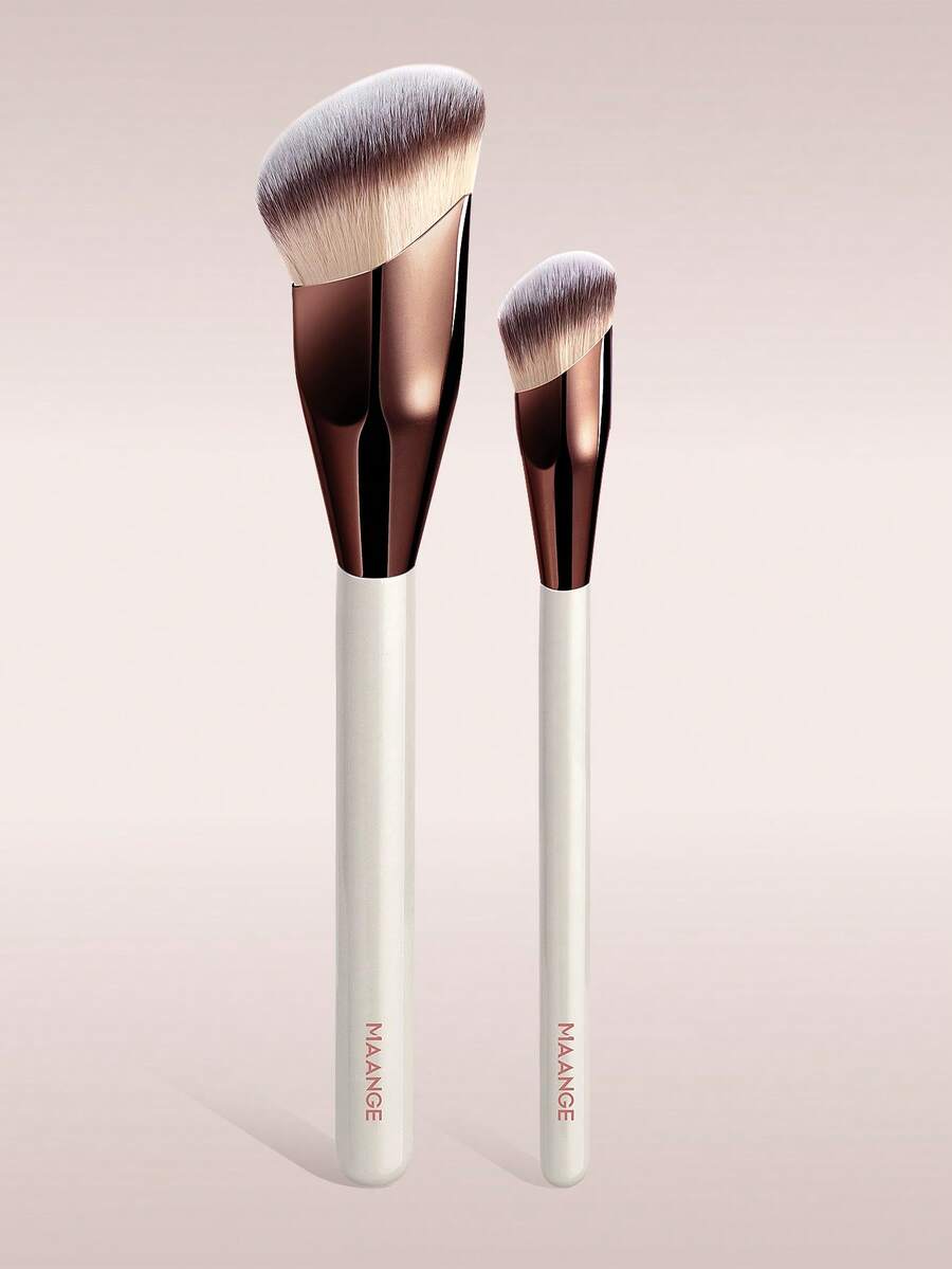 MAANGE Bộ 2 cọ trang điểm chuyên nghiệp, bao gồm cọ nền, cọ che khuyết điểm, cọ highlight, cọ phấn mắt, cọ má hồng, cọ tạo khối, lông mềm mại, nhỏ gọn, bộ cọ trang điểm du lịch, quà tặng cho phụ nữ và bé gái, bộ cọ trang điểm, bộ cọ trang điểm, bộ cọ trang điểm, bộ cọ trang điểm hoàn chỉnh, bộ cọ trang điểm, bộ cọ trang điểm, bộ quà tặng trang điểm, quà tặng, cọ trang điểm chuyên nghiệp, bộ trang điểm hoàn chỉnh