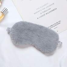1 chiếc mặt nạ ngủ hai mặt bằng satin, chất liệu nhung nhiều màu, thoáng khí và chắn sáng, lý tưởng cho giấc ngủ, du lịch và những giấc ngủ ngắn, dây đeo co giãn mềm mại - Món quà hoàn hảo dành cho phái nữ - Mặt nạ che nắng giả lông thỏ - Xem 17