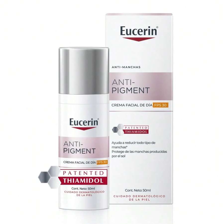 Eucerin ANTI-PIGMENT Day Cream Face 50ml With SPF30 & Thiamidol® | Dark Spot Reducer, Daily Hydration & Sun Protection | Lightweight Texture ✅ Entrega 24/72h A España (Península) | Beauty Explotion | Tu Tienda De Belleza Y Maquillaje – Explota Tu Mejor Versión. - 維生素 C - 查看 1