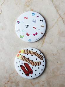 2个定制口袋镜，适合作为生日礼物、闺蜜礼物、伴娘礼物和母亲节礼物 - 彩色 - 查看 6