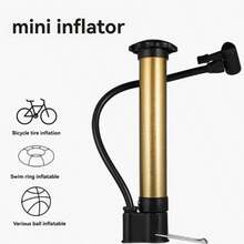 Mini Portable Football, Basketball, Yoga Ball, Swimming Ring, Bicycle Air Pump - Multicolor - View 1