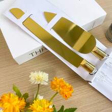 A6 Pizza Cutter & Spatula Set - Customizable Name Pizza Cutter & Cake Spatula Set, Personalized Wedding Cake Knife & Server Set, Customizable Crystal Handle Pizza Cutter, Customizable Text Cake Spatula, Birthday Gift, Housewarming Gift, For Men & Women - Multicolor - View 10