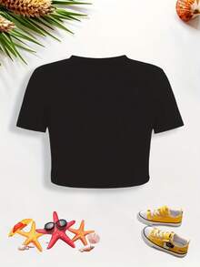 Women T-Shirts - Black - View 2