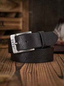 1pc Men's Brown Vintage PU Leather Pin Buckle Belt, Suitable For Casual & Business, A Great Gift Summer, School Casual, Business, Boyfriend Husband Father Dad Men Gift, Daily Wear, Fashion, Teen, Outdoor, Vacation, Athletic, Travel, Street, Boho, Vintage Fall, Autumn, Halloween Autumn-Winter Accessories,Suitable For Teens, Youth,Men,Casual, Outdoor, Athletic, Vacation, Graduation Gifts, Birthday, Daily Wear - Multicolor - View 13