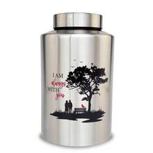 Up To 220 Lbs Cardinal Large Cremation Urns For Adult Human Ashes, Decorative Funeral Keepsake Memorial Urn For Male Female Women Man Mom Dad Ashes With Velvet Bag - Cặp đôi - Xem 10