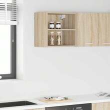 vidaXL Hängeschrank Sonoma-Eiche 40 x 29,5 x 40 cm Holzwerkstoff - Braun - Übersicht 1