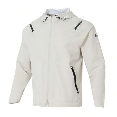 Under Armour Men's Jacket/Outerwear, Soft Woven Hooded Jacket, UA Unstoppable Jacket, Comfortable Casual Minimalist Outdoor Sports Jacket 1370494-110
