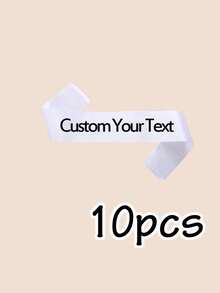 Custom Text Birthday Sash, Personalized Bride Sash For Bachelorette Party, Customized Mom To Be Sash, Sweet 16 Sash, Retirement Sash, Satin Belt For Weddings And Pageants, Graduation Sash - Style a - View 9