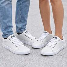 White Slip-On Yacht Shoes, Easy To Put On, H Shoes - Nursing Line - Doctor - Dentist - Veterinarian - Unisex - 白色 - 查看 3