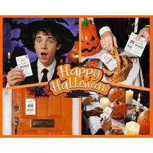 50 Pcs Halloween Game Cards You've Been Booed Boo Basket Stuffers For Friends Family Cute Ghost Spooky Card For Him Or Her Boo Greeting Cards Happy Halloween Party Supplies -01 - 如圖所示 - 查看 5