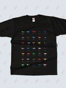 Shrimp Species V2 Cute Aquarium Cherry Sakura T-Shirt - Black - View 2