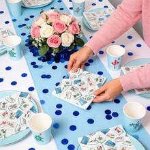 20 Pcs Mahjong Cocktail Napkins 5" X 5" Disposable Paper Napkins Funny Beverage Napkins For Kitchen, Bridal Showers, Birthday Or Party Supplies - A - View 6