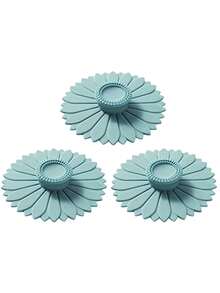 1 pieza Tapa de silicona con forma de girasol, accesorio para taza - Multicolor - Ver 9
