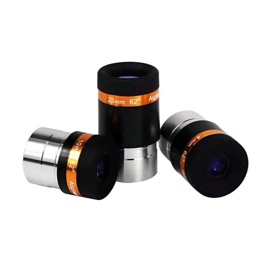 Ocular Aspheric Ângulo 62° Hd Opção 23mm - 1un 23mm - Preto Prata - Visão 1