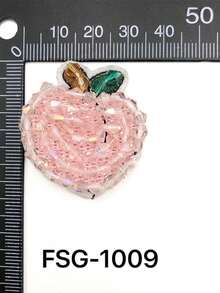 1pc Handmade Beaded Fruit Patch, Can Be Ironed Or Sewn To Decorate Clothing, Shoes, Jackets, T-Shirts, Bags, Hats, Brooches, Repair Holes, Suitable For Holidays, Parties, Summer, School. Patterns Include Lemon, Peach, Banana, Cherry, Orange, Sequins - Multicolor - View 13