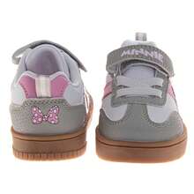 Disney Mouse Court Sneakers Girls - Polka Dot Athletic Running Hook And Loop Comfort Fit (Toddler – Little Kid) - 灰色 - 查看 8