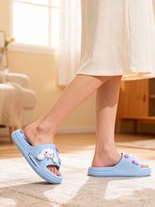 SANRIO 三丽鸥  &  &  & Melody 女童拖鞋，卡通鞋，防滑，可爱卡通室内浴室沐浴鞋，沙滩鞋，儿童 | 三丽鸥鞋 - 淺藍色 - 查看 3