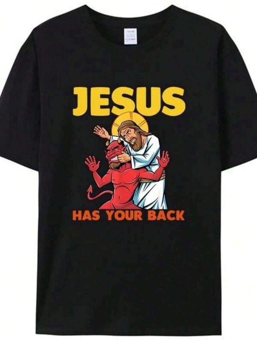 Men T-Shirts - Black - View 1