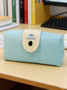 1个卡通造型铅笔盒，美观大方，学生PU大容量文具盒，铅笔盒 - 按扣款 - 查看 7