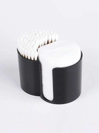 Qtip Dispenser Bathroom Storage Holder Storage Jar, Plastic Acrylic Jar For Ball Pads, Dental Floss Picks, Hair Clips