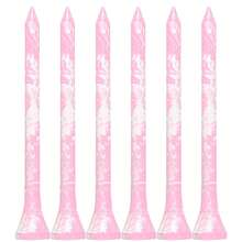 FINGER TEN 竹製高爾夫球桿頭套 2.75 吋或 3.25 吋 50 件/包 高級木質彩色漆面 耐用吸睛 高爾夫配件 男士女士通用 - 粉色 - 查看 10