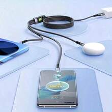 Smart Multi-Device Car Charger Set Of 9 - Fast Charging Compatible With Apple & Android, 3-In-1 Universal Cable (Type C/Lightning/Micro), Compact Design With LED Display, Top Travel Essential - one-size - View 5