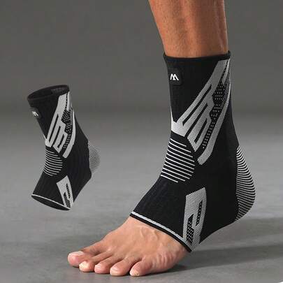 1 pieza Soporte de tobillo deportivo, alta elasticidad y no deformable, protección integral de la articulación del tobillo, unisex, adecuado para deportes y ejercicio