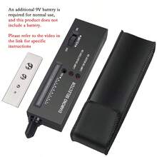 KLONKEE Professional Diamond Tester Pen, High Precision Jewelry Diamond Tester, Electronic Diamond & Gemstone Tester With 60X Magnifier Tool Kit, Suitable For Beginners And Professionals, Including Jewelry Tweezers (Diamond Tester Pen) - Multicolor - View 10