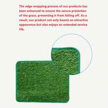 Alfombrilla de entrenamiento para mascotas con césped artificial, inodoro para perros, estera de entrenamiento con pasto sintético - Multicolor - Ver 21