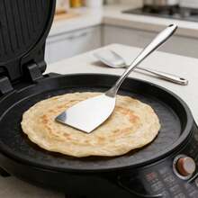 2pcs/1pc High Quality Stainless Steel Kitchen Spatula - Perfect For Flipping, Serving And Cooking - Multicolor - View 10