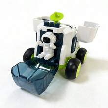 Juguete de coche espacial educativo para niños, serie de modelos de cohete y nave espacial de astronauta, adecuado como regalo de Navidad y cumpleaños para niños - Multicolor - Ver 11