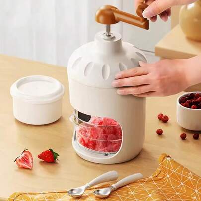 Cold Drink Processor Manual Ices Crusher Small Portable Hand Ices Shavers Hand Operated Shaved Ices Machine For Home