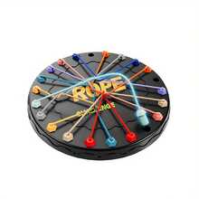 Tecforood 1 Set Rope Challenge Puzzle Game, Brain Teaser Logic Toy, Rope & Ring Puzzle, Desktop Family Party Game For Logical Thinking, Parent-Child Game, Back To School, Christmas Gift - Multicolor - View 10