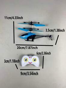 1 Set Remote Control Helicopter Toy, Educational Gift For Boys And Girls, Vertical Take-Off And Landing, Wind Sensing, Gesture Sensing And Remote Control, Indoor And Outdoor Play, Birthday Gift (Some Accessory Colors Are Random) - Multicolor - View 14