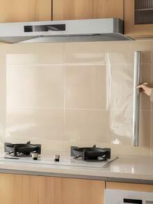 Static Adsorption Anti-Oil Film, Protecting Kitchen Backsplash Tiles, Cabinets, Walls And Shelves. Waterproof And Oil-Proof, Easy To Tear And Stick - Static Wall Stickers - View 2