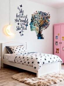 1pc/4pcs - Wallpaper - Decorative Wall Paper For Boys/Girls Room, Nursery, Bedroom, Living Room - Cute Creative Children's Room Decor - Self-Adhesive, Removable Wall Stickers - Multicolor - View 3