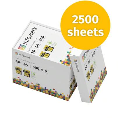  Papier do kopiowania Infowerk A4 80 g Premium Bright White CIE 160 – certyfikat PEFC
