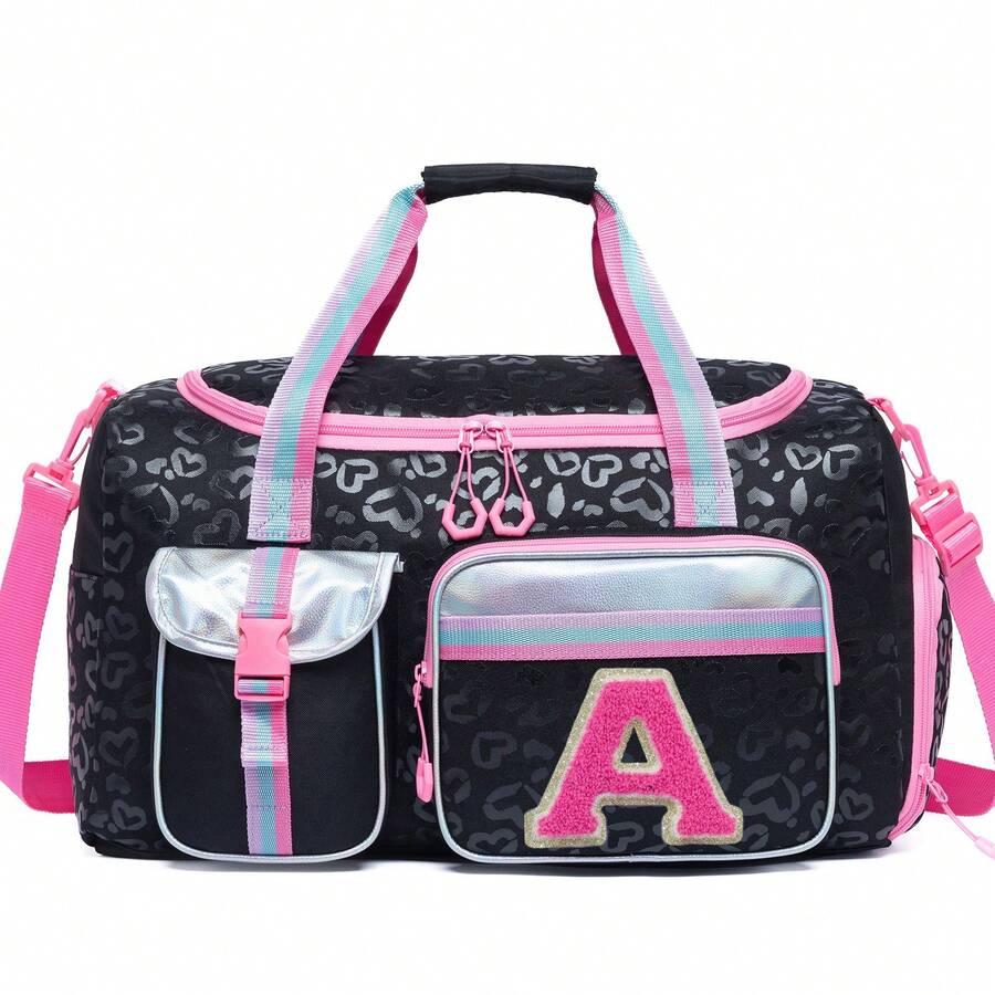 儿童旅行包、舞蹈包、带鞋仓的女孩过夜包 - A字旅行袋 - 查看 1