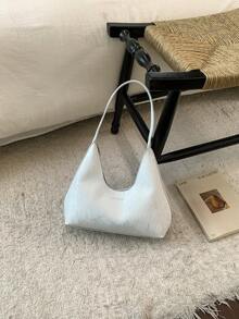 精致简约百搭的女士日常单肩包，2026新款，风格优雅 - 白色 - 查看 10