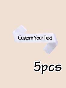 Custom Text Birthday Sash, Personalized Bride Sash For Bachelorette Party, Customized Mom To Be Sash, Sweet 16 Sash, Retirement Sash, Satin Belt For Weddings And Pageants, Graduation Sash - Style a - View 7