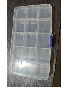 1 hộp đựng đồ đa năng bằng nhựa trong suốt, có ngăn chia, 10/15/28/36 ngăn, di động, bền, nắp chống bụi, thích hợp đựng đồ dùng thủ công, linh kiện điện tử, đồ trang trí móng tay, đồ chơi trẻ em, sử dụng tại nhà/văn phòng/chợ trời. - Nhiều màu - Xem 13