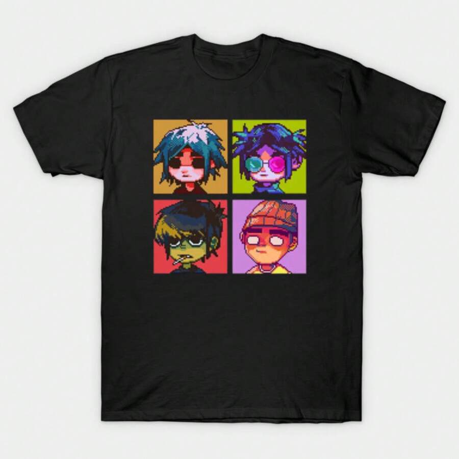 T-Shirt, Graphic Tee, Manga Shirt, Anime T Shirt, Gift For Fans - 黑色 - 查看 1
