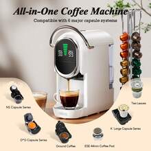 CAFELFFE Capsule Coffee Machine - Black - View 8