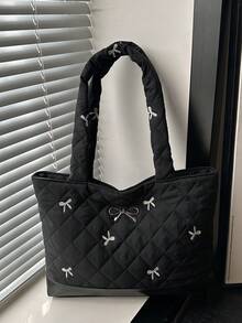 Large-Capacity Sweet And Cute Style Versatile Luxury Women's Bag From 2026 New Model High-End Crossbody Bag - Black - View 2