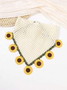 1pc Bohemian Handmade Sunflower Headband, Suitable For Women's Summer Fashion, Beach, Holiday And Music Festival Styling - Multicolor - View 2