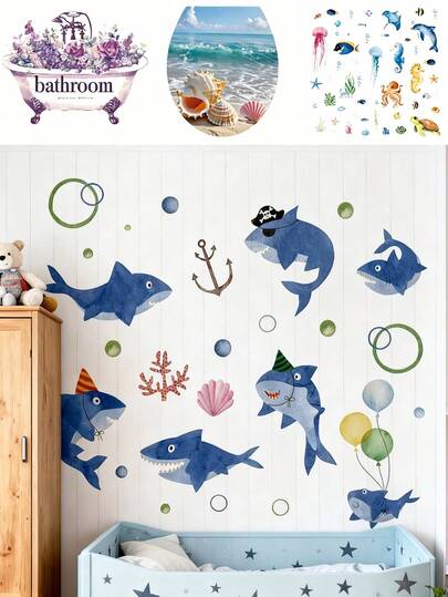 1PC/4PCS- Wallpaper -Boy Kids Room Decor Home Self-Adhesive Baby Nursery Decor Girl Decor Wallpaper Removable Wall Stickers For Wall Decor Living Room, Girls Bedroom, Window Stickers – Cute & Creative For Wall Art Kids Room Decor Bedroom Decor