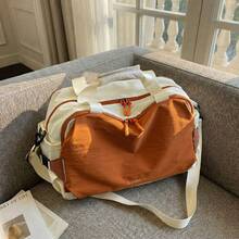 多功能可转换旅行包 - 轻便尼龙行李包，带拉杆箱套，多功能背包和单肩包 - 彩色 - 查看 8