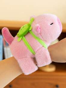 可爱毛绒玩偶水豚玩偶腕环玩具毛绒玩具水豚玩具手环趣味弹力圈儿童节日礼物 - 彩色 - 查看 12